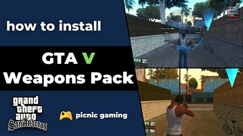 gta sa gta v weapon pack|How to install Gta V Weapons Pack in Gta San Andreas .